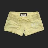 dames abercrombie athletic shorts lichtgele Original Goedkope 1ygly159